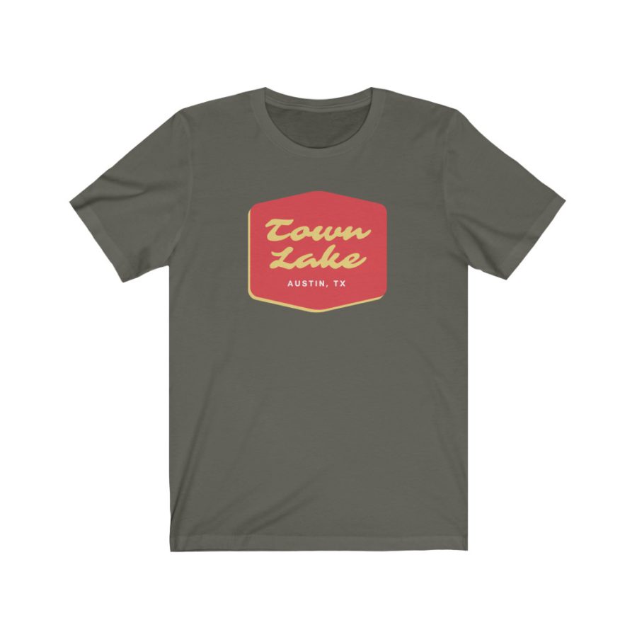 Town Lake Austin TX - Soft Cotton T Shirt - Image 6