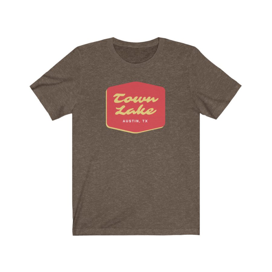 Town Lake Austin TX - Soft Cotton T Shirt - Image 5