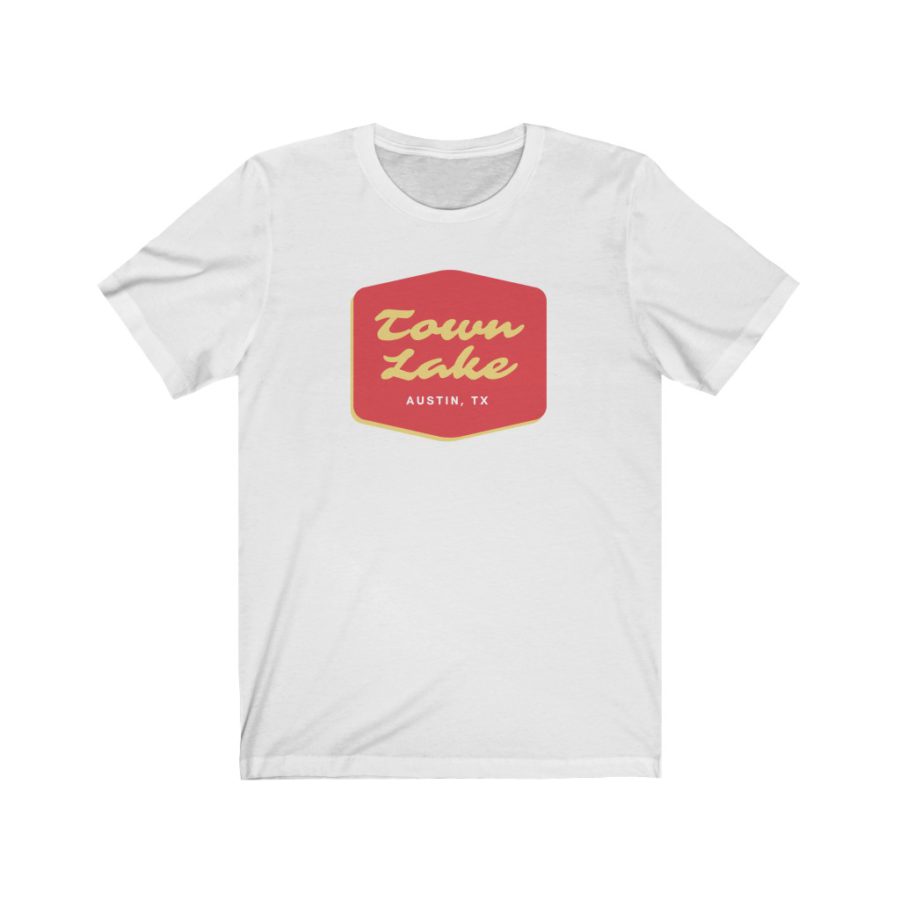 Town Lake Austin TX - Soft Cotton T Shirt - Image 2