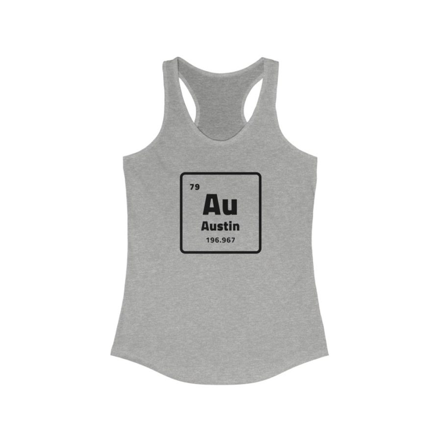 Austin Gold - Women's Racerback Tank - Image 1