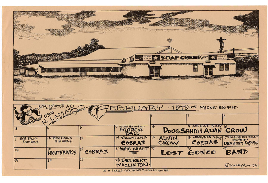 Soap Creek Saloon II Grand Opening T Shirt (Kerry Awn Art)