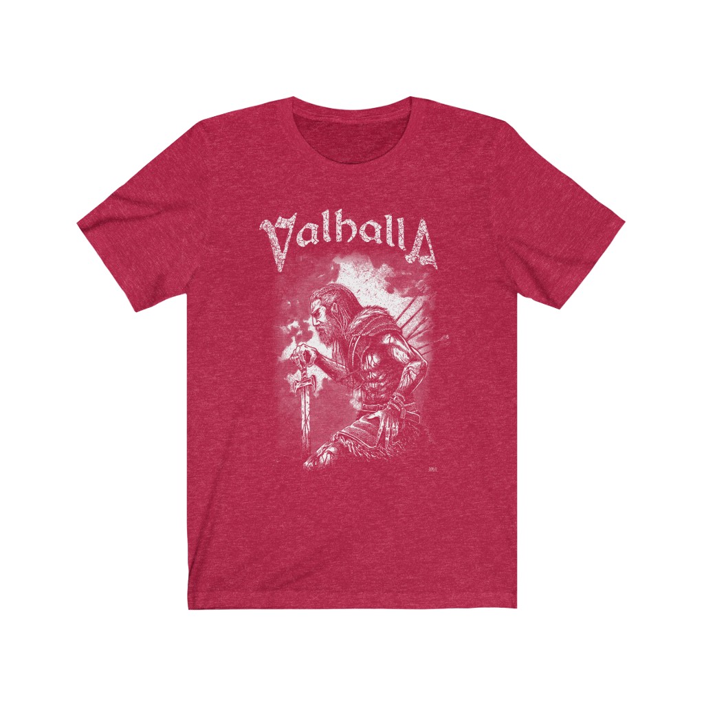 18294-13.jpg Valhalla Warrior T Shirt (Austin, TX) - Heather Cotton Blend - Image 11