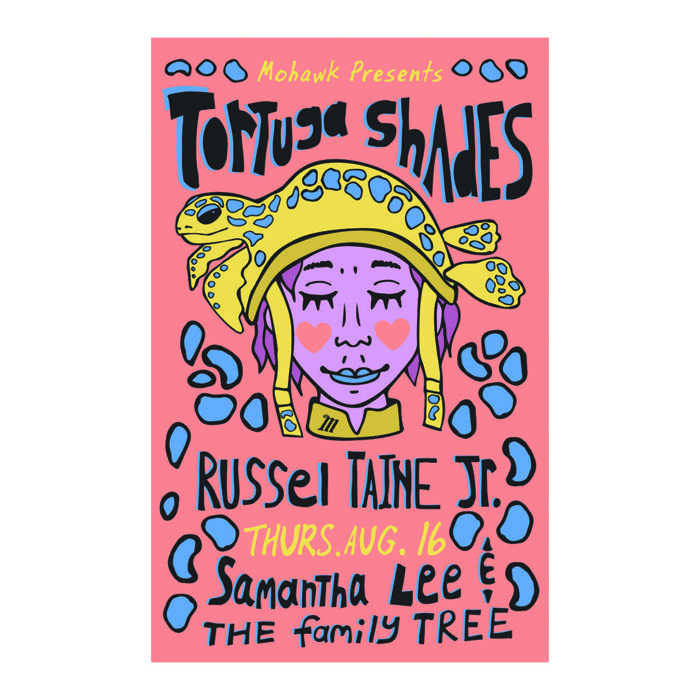 Tortuga Shades Concert Poster - The Mohawk - Austin TX