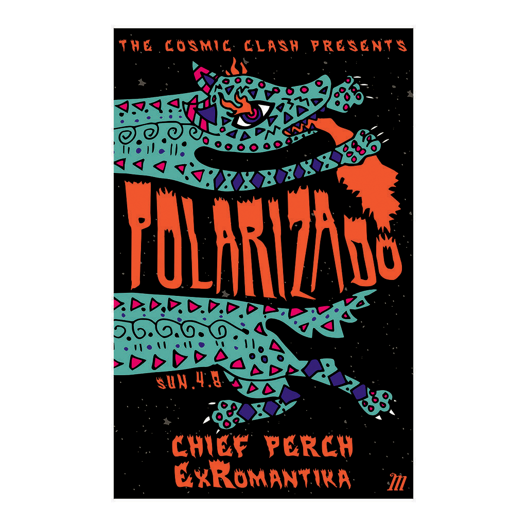 Polarizado Concert Poster - The Mohawk - Austin TX