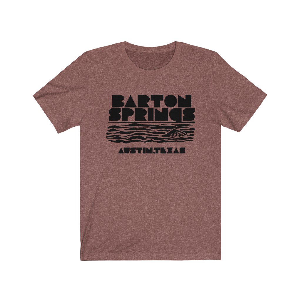 38734-1.jpg Barton Springs (Aaron Darling Art)  - Soft Cotton T Shirt - Image 4