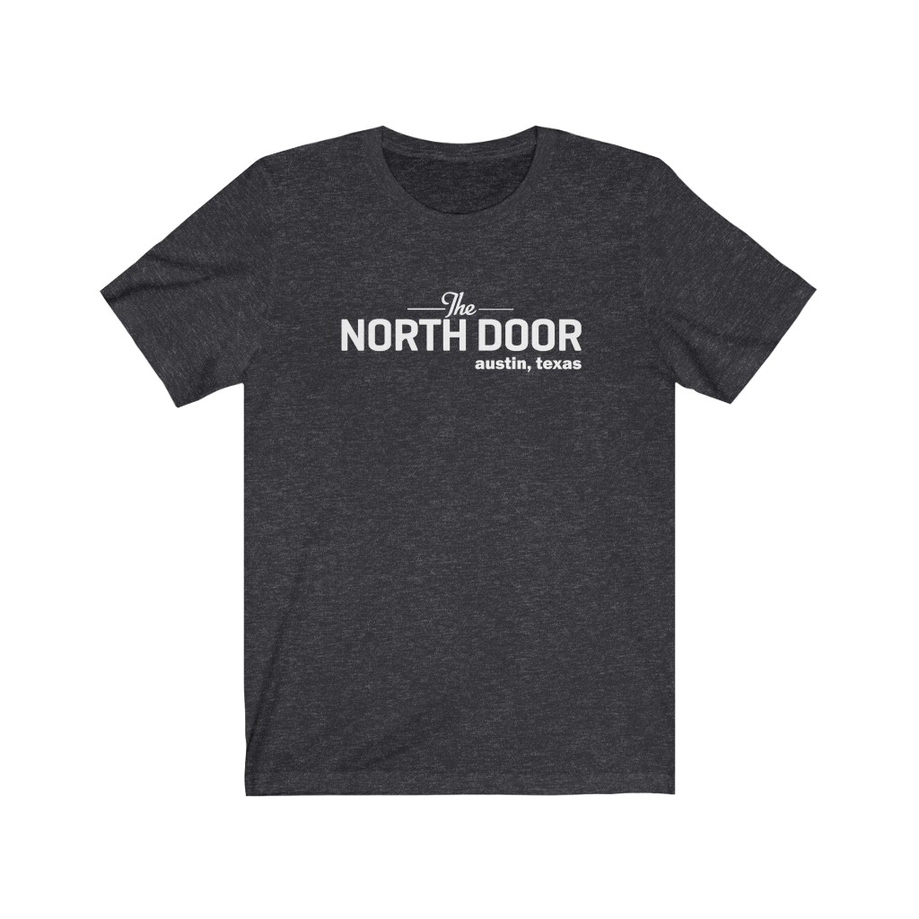 18150-16.jpg The North Door - Austin TX Music Venue - Unisex Heather Blend T Shirt - Image 8