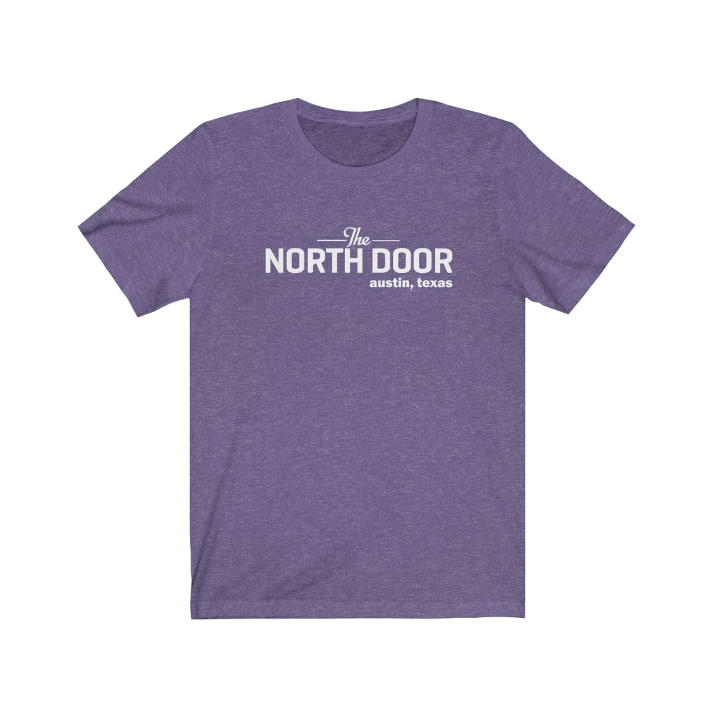 18315-23.jpg The North Door - Austin TX Music Venue - Unisex Heather Blend T Shirt - Image 10