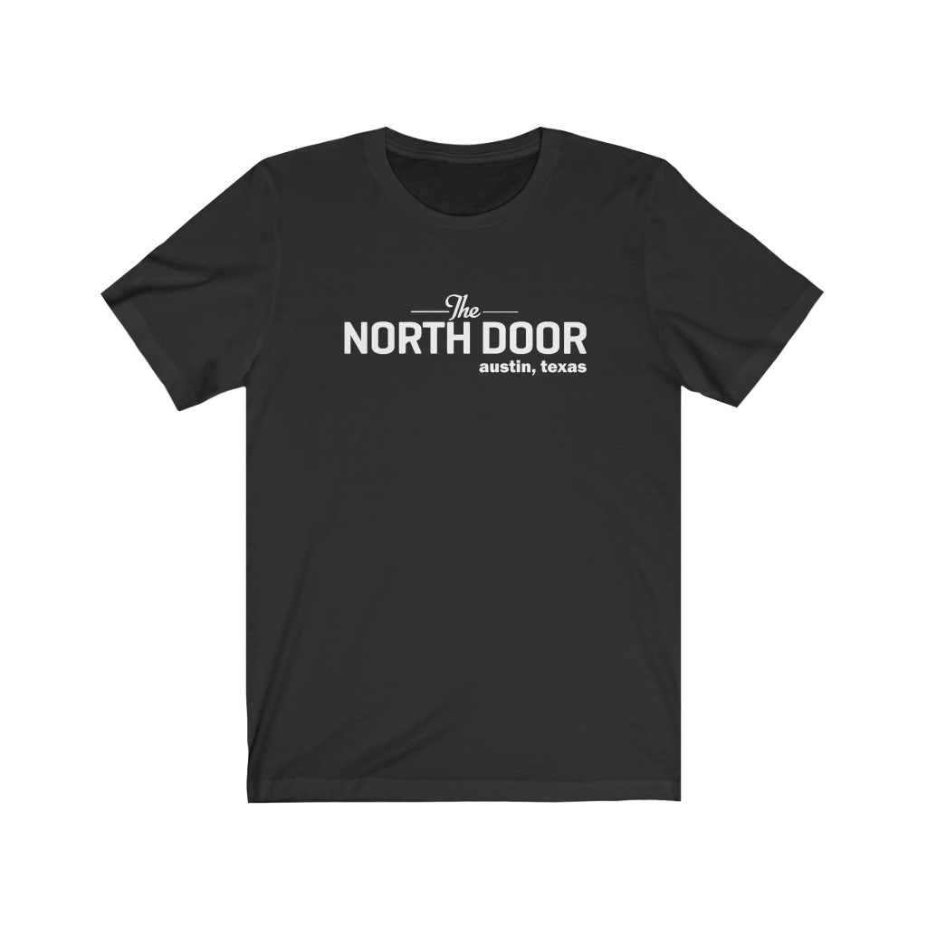 18534-4.jpg The North Door - Austin TX Music Venue - Unisex Heather Blend T Shirt - Image 4