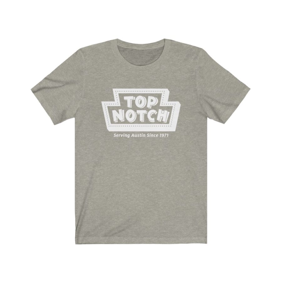 Top Notch Hamburgers - Soft Heather Blend Tee - Image 7