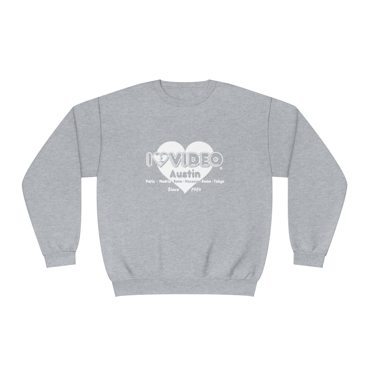 78585-12.jpg I Luv Video Austin -  Crewneck Sweatshirt - Image 9