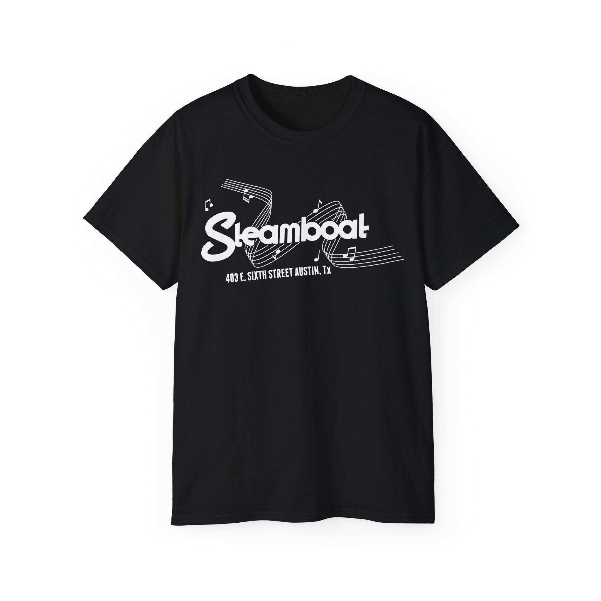 17208371980684303003_2048.jpeg Steamboat 1874 Austin – Unisex Ultra Heavy Cotton Tee - Image 1